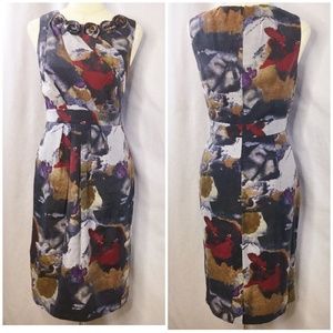 Adrianna Papell Lined Sheath Dress Size 10